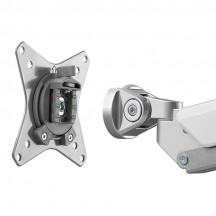 Suport LogiLink Dual monitor mount, 17–32", aluminum, curved screens BP0088