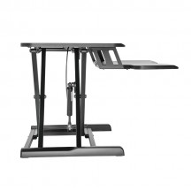 Suport LogiLink Standing desk converter with keyboard tray, adjustable EO0033