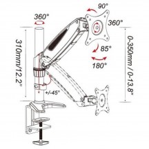 Suport Techly ICA-LCD111-BK