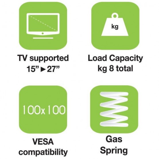 Suport Techly ICA-LCD111-BK