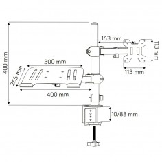 Suport Techly ICA-LCD174NB