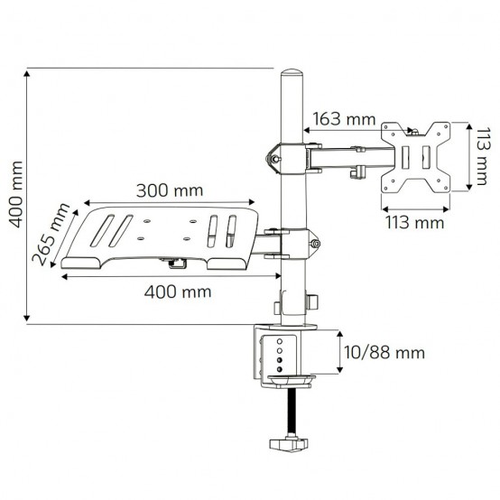 Suport Techly ICA-LCD174NB