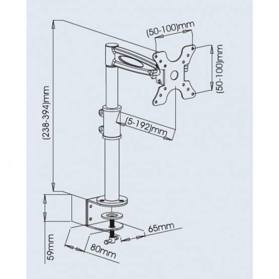Suport Techly ICA-LCD501BK