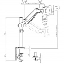 Suport Techly ICA-LCD515B