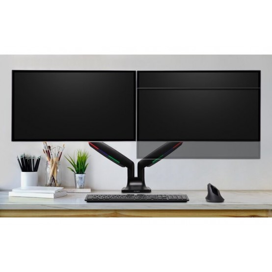 Suport Kensington SmartFit One-Touch Height Adjustable Dual Monitor Arm K59601WW