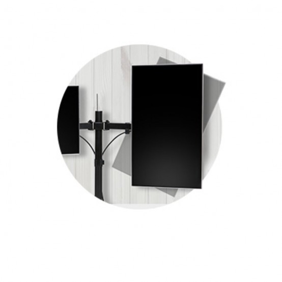 Suport Kensington SmartFit Ergo Dual Extended Monitor Arm K55409WW