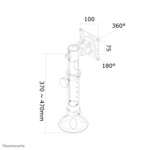 Suport Neomounts TV Desk Mount 3-Motion 10"-30" FPMA-D025BLACK