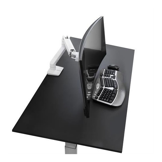 Suport Ergotron HX Desk Monitor Arm (white) 45-475-216