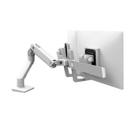 Suport Ergotron HX Desk Dual Monitor Arm (white) 45-476-216