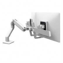 Suport Ergotron HX Desk Dual Monitor Arm (white) 45-476-216