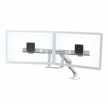 Suport Ergotron HX Desk Dual Monitor Arm (white) 45-476-216