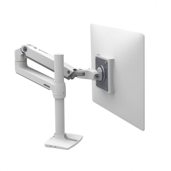 Suport Ergotron LX Desk Mount Monitor Arm, Tall Pole (white) 45-537-216