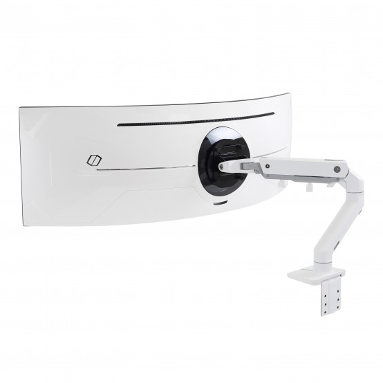 Suport Ergotron HX Desk Monitor Arm with HD Pivot (white) 45-647-216
