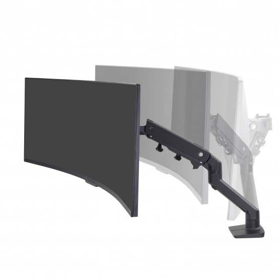 Suport Ergotron HX Desk Monitor Arm with HD Pivot (white) 45-647-224