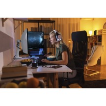 Suport Ergotron HX Desk Monitor Arm with HD Pivot (white) 45-647-224