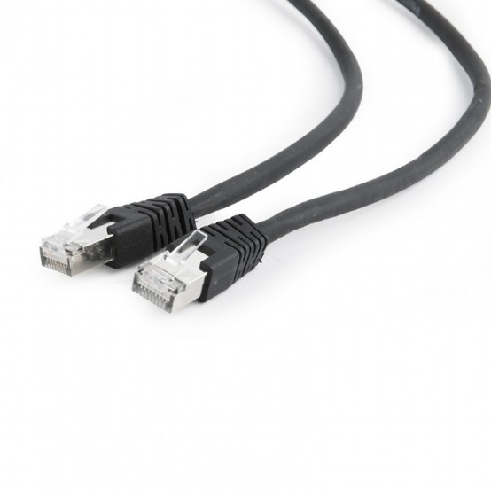 Cablu Gembird Patchcord S/FTP Cat.6A 2m PP6A-LSZHCU-BK-2M