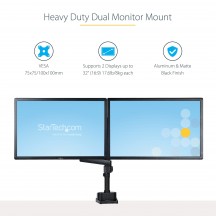 Suport StarTech.com Desk Mount Dual Monitor Arm - 32in VESA ARMDUALPIVOT