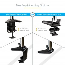 Suport StarTech.com Desk Mount Monitor Arm for 32in Display ARMPIVOTE2