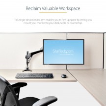 Suport StarTech.com Desk Mount Monitor Arm for 32in Display ARMPIVOTE2