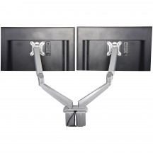 Suport StarTech.com Desk Mount Dual Monitor Arm w/ USB/Audio ARMSLIMDUOS