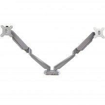 Suport StarTech.com Desk Mount Dual Monitor Arm w/ USB/Audio ARMSLIMDUOS