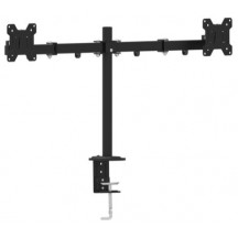 Suport Gembird Adjustable desk 2-display mounting arm (tilting), 13”-27”, up to 7 kg MA-DF2-01