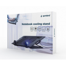 Cooler Gembird Notebook cooling stand with height adjustment NBS-1F17T-01