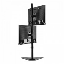 Suport V7 Dual Monitor Stacking Desk Stand, VESA DS1FSDS