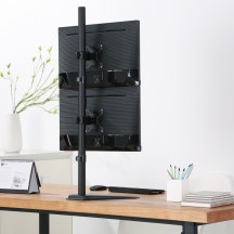 Suport V7 Dual Monitor Stacking Desk Stand, VESA DS1FSDS