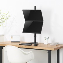 Suport V7 Dual Monitor Stacking Desk Stand, VESA DS1FSDS