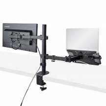 Suport StarTech.com Monitor Arm with Laptop Tray, Adjustable A2-LAPTOP-DESK-MOUNT