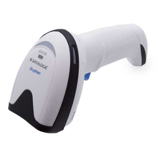 Scanner Datalogic Gryphon GM4200, Kit, USB, 433 MHz, White (Kit includes scanner, WLC4190-WH-433 base and USB cable 90A052278)