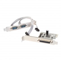 Adaptor iTec PCI-Express Card 2x Serial RS232 + 1x Parallel DB25 PCE2S1P