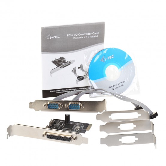 Adaptor iTec PCI-Express Card 2x Serial RS232 + 1x Parallel DB25 PCE2S1P