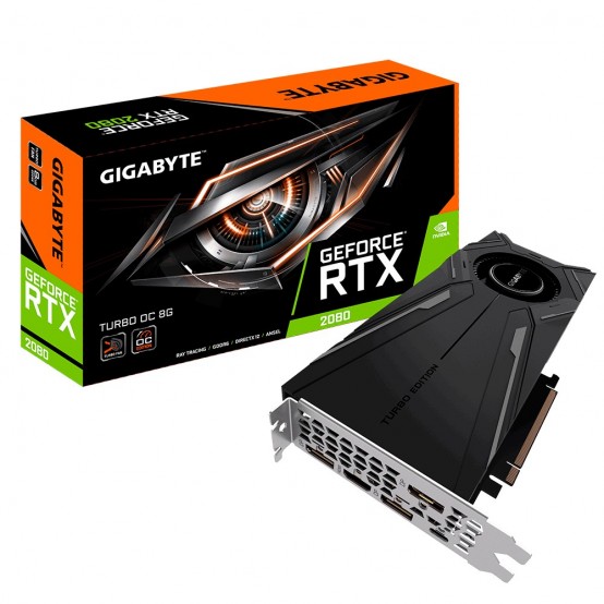 Placa video GigaByte GeForce RTX 2080 TURBO OC 8G GV-N2080TURBO OC-8GC