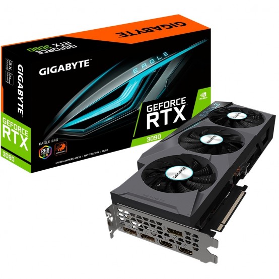 Placa video GigaByte GeForce RTX 3090 EAGLE 24G GV-N3090EAGLE-24GD