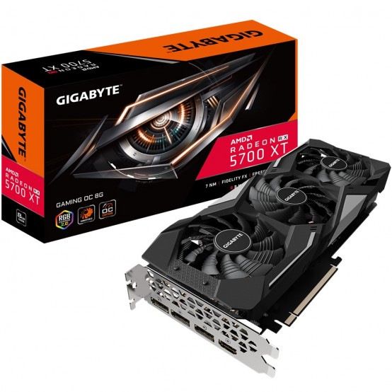 Placa video GigaByte Radeon RX 5700 XT GAMING OC 8G GV-R57XTGAMING OC-8GD 2.0
