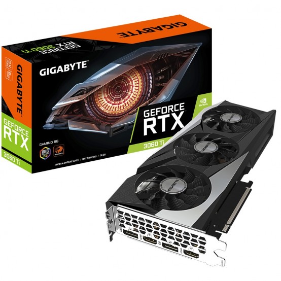 Placa video GigaByte GeForce RTX 3060 Ti GAMING OC 8G (rev. 1.0) GV-N306TGAMING-8GD