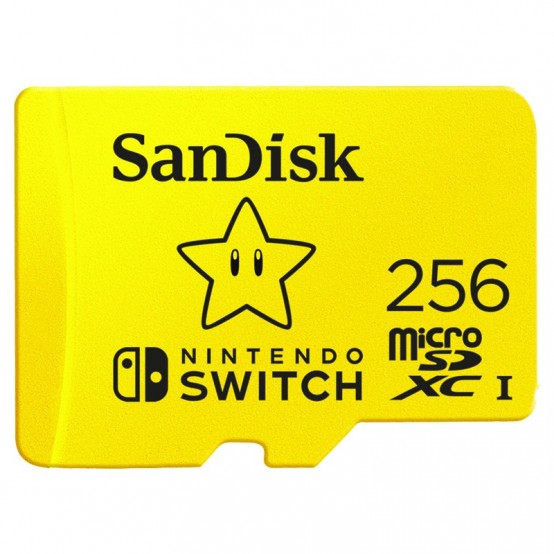 Card memorie SanDisk microSDXC card for Nintendo Switch SDSQXAO-256G-GNCZN