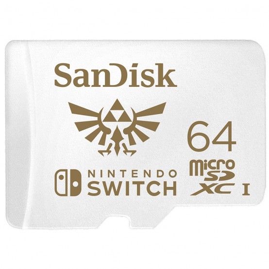 Card memorie SanDisk microSDXC card for Nintendo Switch SDSQXAT-064G-GNCZN