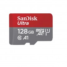Card memorie SanDisk Ultra microSD with SD Adapter SDSQUAB-128G-GN6FA