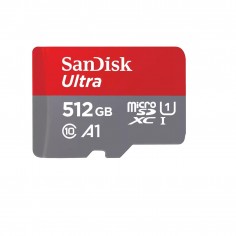 Card memorie SanDisk Ultra microSD with SD Adapter SDSQUAC-512G-GN6FA