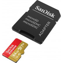 Card memorie SanDisk Extreme SDSQXAH-064G-GN6AA