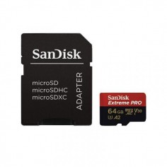 Card memorie SanDisk Extreme microSDXC UHS-I SDSQXAH-064G-GN6MA