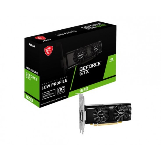 Placa video MSI GeForce GTX 1630 4GT LP OC V809-4224R