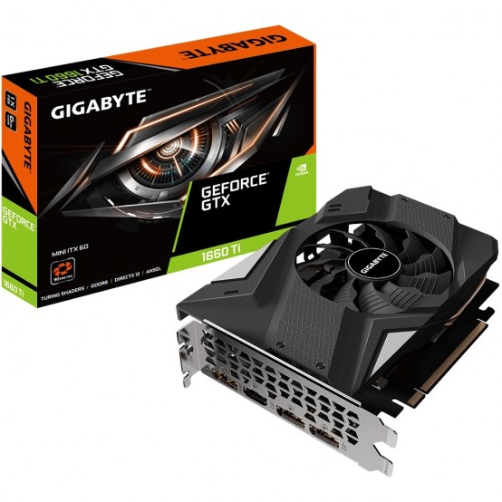 Placa video GigaByte GeForce GTX 1660 Ti MINI ITX 6G GV-N166TIX-6GD