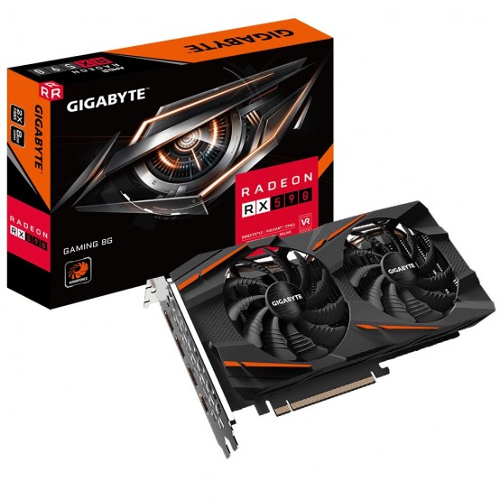 Placa video GigaByte Radeon RX 590 GAMING 8G (rev. 2.0) GV-RX590GAMING-8GD 2.0