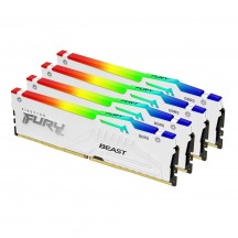 Memorie Kingston FURY Beast White RGB KF556C40BWAK4-128