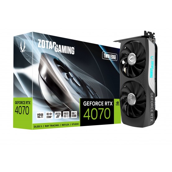 Placa video Zotac GeForce RTX 4070 Twin Edge ZT-D40700E-10M