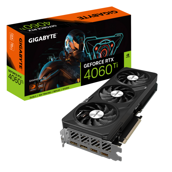 Placa video GigaByte GeForce RTX­­ 4060 Ti GAMING OC 8G GV-N406TGAMING OC-8GD